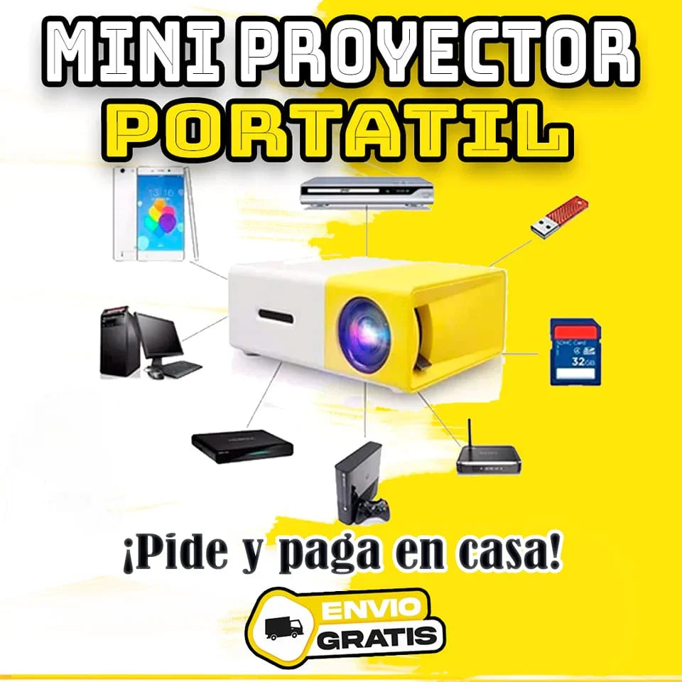 Mini Proyector Portátil 1080P®